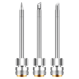 鹿仙子510接口烙铁头USB便携无线电烙铁专用替换焊咀尖头刀头马蹄