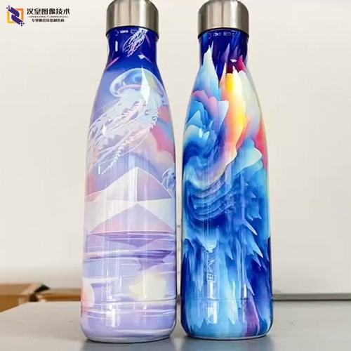 高速全自动圆柱体打印机酒瓶保温杯uv打印机圆锥异形杯万能打印机