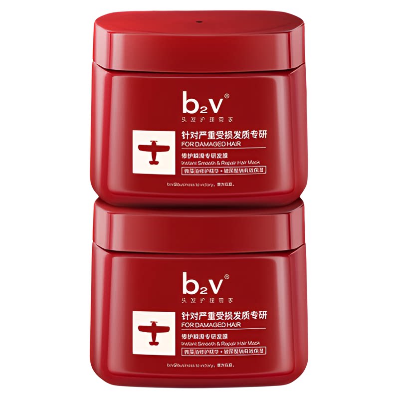 b2v红藻免蒸修护发膜 深层滋养顺滑受损发质