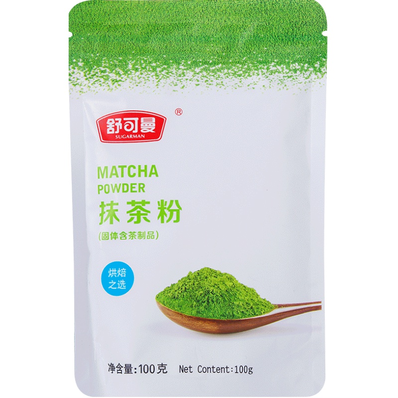 舒可曼抹茶粉100g蛋糕曲奇饼干烘焙原料食用绿茶粉冲饮奶茶