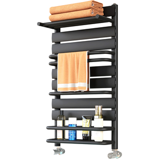 鲁本斯小背篓暖气片明装家用卫生间水暖散热片器置物架铜铝壁挂式