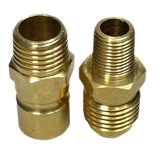 模具铜水嘴/铜油嘴加长公制/英制大号铜水咀模温机开放式快速接头