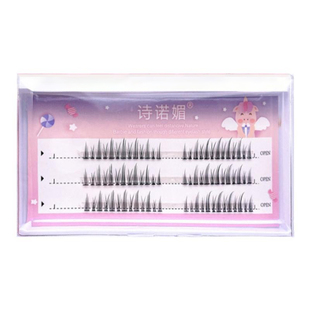 被同学追问的假睫毛 诗诺媚眼睫毛仙子毛m02自然款009超自然学生