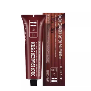 丽柜白新款柜染膏90g发彩染发膏理发店专用染膏立柜染膏盖白发