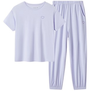 小番薯potatokids软软衣儿童睡衣莫代尔家居服夏男童女童短袖套装