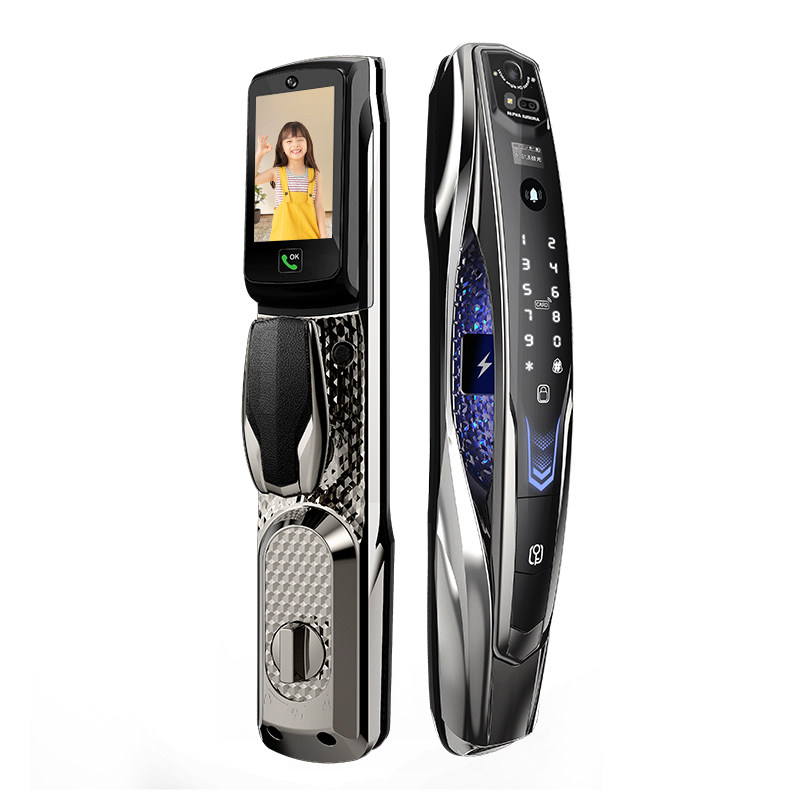 阿尔法极光p14三摄密码防盗门锁