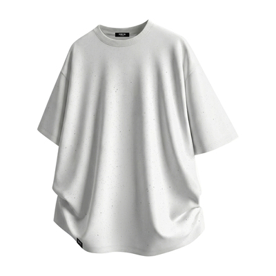 it：fivecm时尚潮流烫钻短袖男女