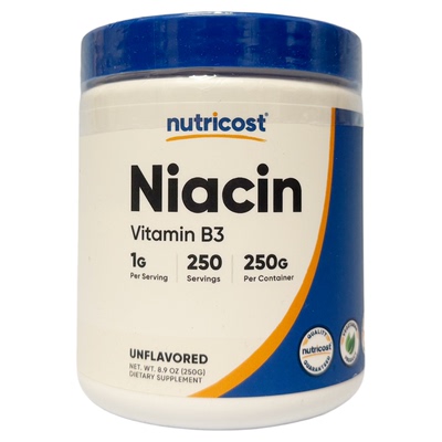 Nutricost烟酸维生素B3潮红款