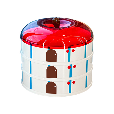 杜琥多巴胺多层分格带盖干果盘