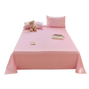 加厚水洗棉床单单件学生宿舍单双人被单三件套2025新款四季通用3