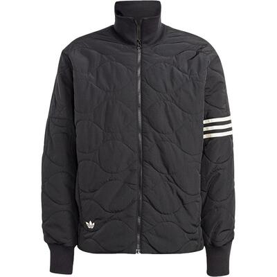 阿迪达斯男士保暖立领休闲棉服