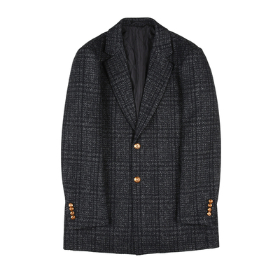 雷迪波尔新商务中长款绵羊毛大衣