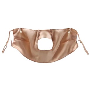 真丝口罩内衬100%桑蚕丝敏感肌漏鼻露嘴口罩内衬防闷痘防晒运动