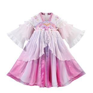 汉服女童2026新款春秋中国风超仙公主裙唐装春装古风儿童古装夏季