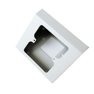 实验台插座底盒实验台桌面斜三角岛式插座盒钢制不锈钢86型插座盒