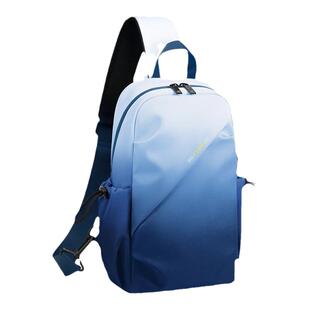 高尔夫胸包男士春游旅行斜挎包男女渐变单肩包手机包运动骑行腰包