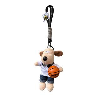 运动风篮球包包挂件毛绒公仔玩偶车内挂饰钥匙扣男生小众礼物周边