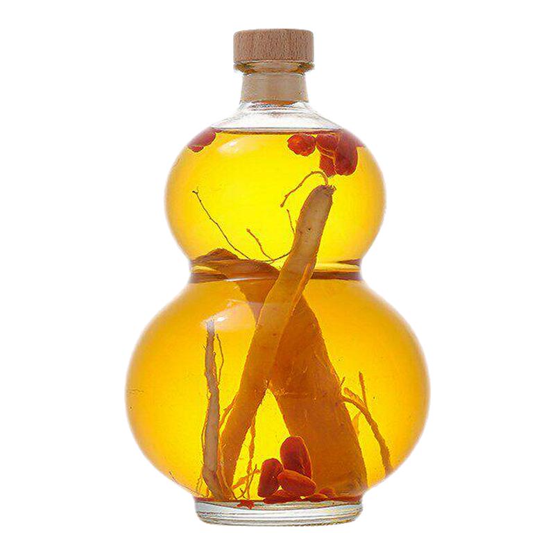 无铅玻璃葫芦型自酿密封泡酒空瓶