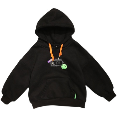 啦芙莱童装2021冬新款洋气连帽男