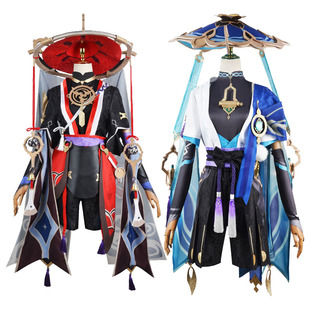 原神cos服散兵流浪者动漫cosplay男衣服游戏动漫同款全套衣服帽子