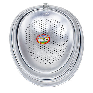 不锈钢筲箕铝簸箕厨房家用洗菜篮沥水筐网篮滤水篮洗淘米筛盆漏盆