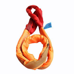 国标工业柔性吊装带双扣环形起重圆形软吊带吊车吊树吊绳2T3T5吨