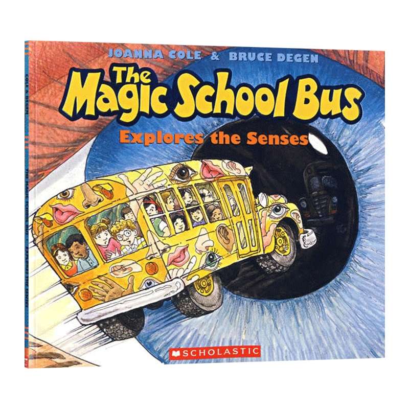 英文原版 The Magic School Bus Explores the Senses  神奇校车 探访感觉器官 英文版