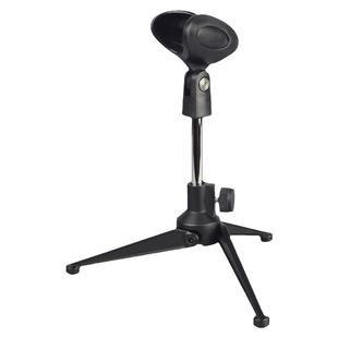 DEBOXINL桌面话筒架台式麦克风话筒支架会议演讲麦架金属桌面架子