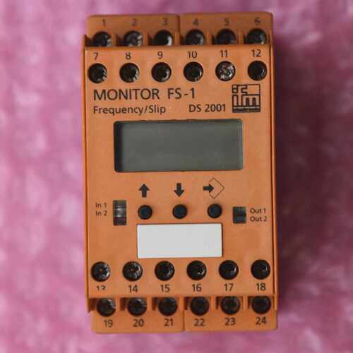 IFM Electronic Monitor FS-1 Frequency/ Slip DS 2001 / DS2001