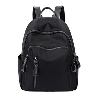 休闲韩版双肩包女2026新款时尚百搭帆布大容量防水牛津布旅行背包