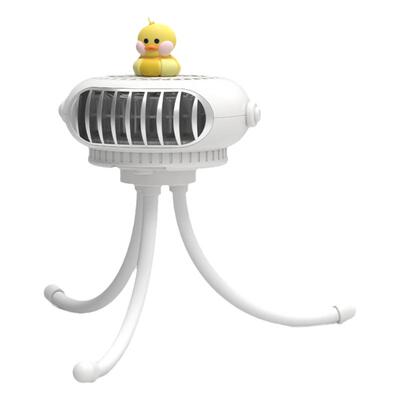 婴儿车小风扇小型八爪鱼宝宝手推车无叶儿童吹辅食驱蚊充电迷你