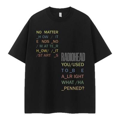 Radiohead复古美式T恤