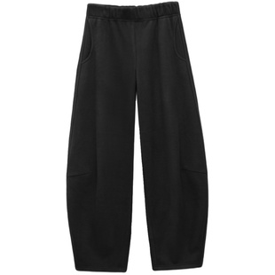 2025冬款弯刀裤女款休闲长裤显腿长宽松女裤香蕉库镰刀裤运动裤