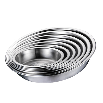 304不锈钢盘子菜盘加厚烧烤盘