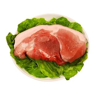 五丰上食供港鲜冻带皮夹心肉新鲜白猪肉大块前腿肉精品生猪肉850g