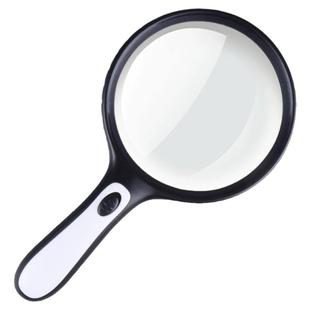 德国放大镜100倍手持正品高清老人阅读带灯维修鉴定专用60高倍镜