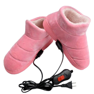 充电拖鞋女冬加热棉拖鞋插电暖鞋男可行走电热鞋办公室暖脚宝神器