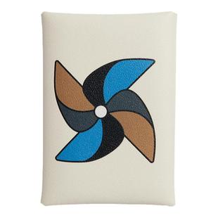 纯手工缝制彩绘进口山羊皮零钱包商务欧美轻奢高级感多卡位卡包