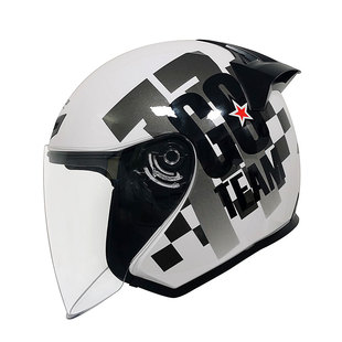 LS2头盔摩托车半盔男女冬季电动车机车骑行四分之三盔3C四季OF608