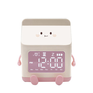 智能电子闹钟学生专用起床神器儿童男孩女孩可爱自律带夜灯倒计时