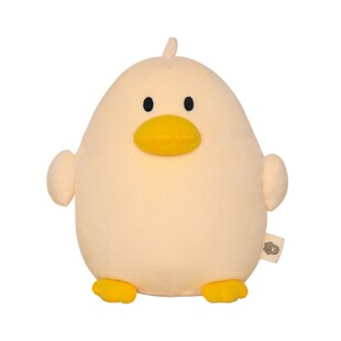 可爱毛绒吖鸭小夜灯送女生儿童玩具礼物卧室床头拍拍感应定时台灯