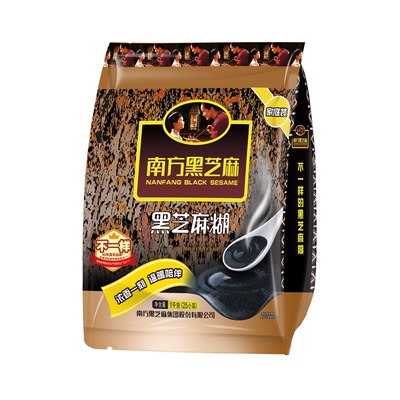 南方黑芝麻糊原味1000g无糖孕妇五谷杂粮即食营养早餐袋装25小袋