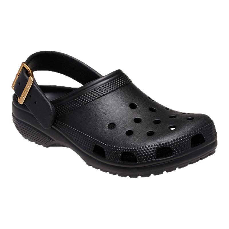 秋季新款Crocs卡骆驰经典金属扣洞洞鞋沙滩鞋平底鞋女鞋|213543