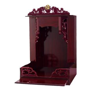 现代新中式佛龛神台供桌家用神龛壁挂式佛台香案菩萨柜子香炉架子