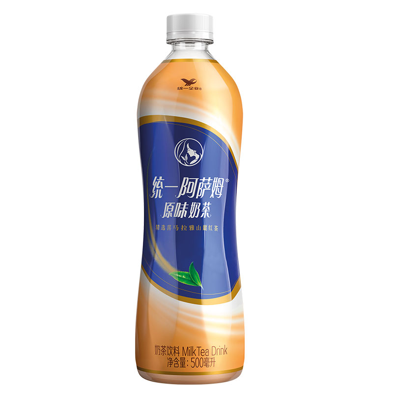 统一阿萨姆原味奶茶500ml*15瓶整箱装白桃观音精选红茶网红饮料品