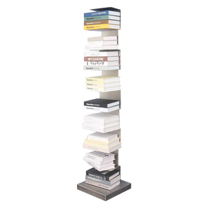 不锈钢隐形书架易家居落地置物架夹缝书柜客厅转角收纳展示柜儿童