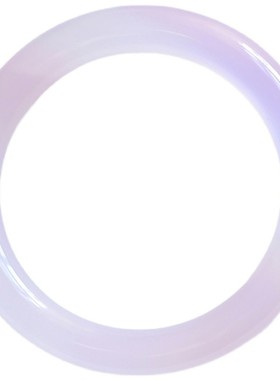 紫罗兰玉髓手镯圆条镯子手饰