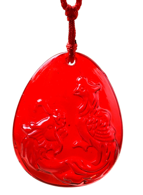 宋韶光2026马年属鸡龙凤和鸣吊坠