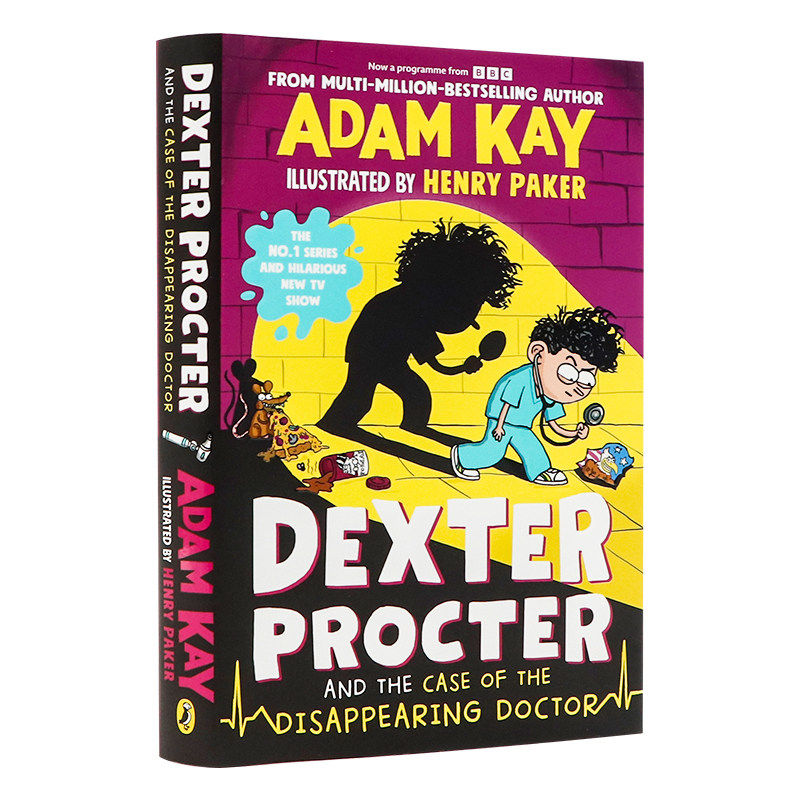 Adam Kay系列新品 英文原版 Dexter Procter and the Case of the Disappearing Doctor 消失的医生之谜 儿童侦探推理小说