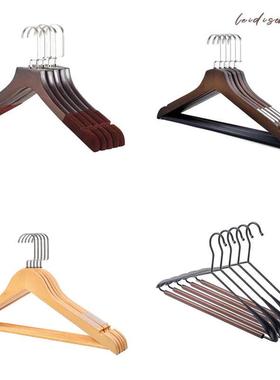 意式轻奢样板房衣柜榉木衣架衣服撑道具衣帽间装饰摆件酒店展厅